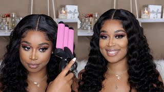 Easiest Install Of Deep Wave Lace Closure *Best Wig Ever* Ft Morichy Hair
