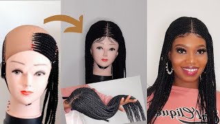 Diy| Realistic Sew-In Braided Wig Using Expression Braid | No Closure Wig | Valerie