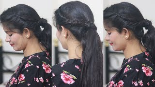 Easy High Ponytail Hairstyle For Festivals/ Party/ College / Office | New Ponytail Hairstyle