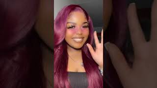 Perfect Pre-Colored Burgundy Hair!! 99J Lace Wig For Summer Vibes!! Ft.#Recool Hair