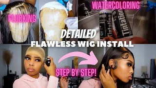 Detailed 36 Inch Wig Install | Step By Step | Cranberry Hair