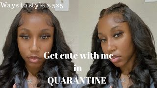 Relaxing Wig Re-Install | How To: Braid/Style 5X5 Closure Wig