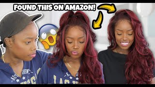  I Found This Bomb Red Lace Wig On Amazon Yall! Level 2 Beginner Friendly!  | Mary K. Bella