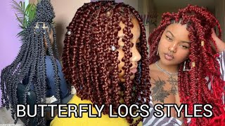  Butterfly Locs Hairstyles Compilation 2023 | Hair Braiding Styles For African Women #Hairstyle
