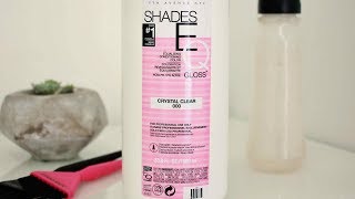 How To Do A Clear Gloss At Home // Shiny Hair Tutorial // Redken Shades Eq  // Daniella Benita