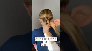Simple Hairstyle For School | Audrey And Victoria #Shorts28 #Hairtutorial #Hairstyle