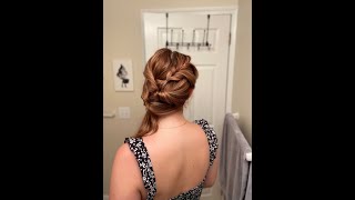 Low Pony Hairstyle | Simple Summer Hair | Cute Side Ponytail | Formal Hairstyle | Easy Hair Tutorial