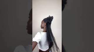 Watch Me Grow My Hair To Tailbone Length From Absolutely Nothing (Baldhead) #Shorts