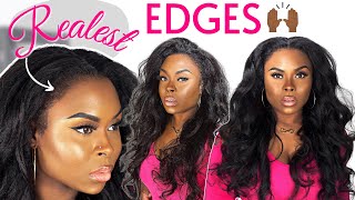 They Upgraded  | Lace Where? - Realistic Natural Kinky Edges Wig | Ilikehair