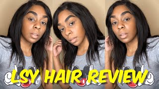 Lsy 13X4 Pre-Plucked Straight Lace Front Wig Review | X_Incrediblel