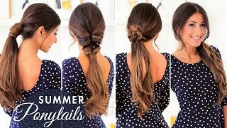 Cute Summer Ponytails | Luxy Hair