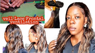 New Method Lace Frontal Wig With Highlights