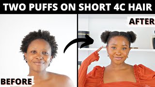 Revealing The Secret To Styling Short 4C Hair Without Heat!