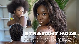 How To: Human Straight Hair Crochet Braids?!? (Very Detailed)