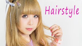 2 Kawaii Fairy Hair Styles Tutorial By Japanese Fashion Model Moco|Mokonokawaiihuearixi Heaarenzijia