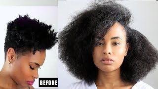 How I Grew Out My Natural Hair Long & Fast! ( One Step Hair Growth Tip) + Big Surprise!