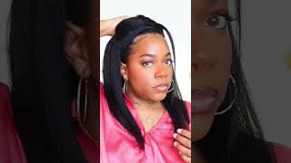 The Best Kinky Straight Headband Wig Ive Tried #Beauty #Protectivestyles #Shorts #Hair #Hairstyles