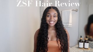 Zsf Hair Loose Deep Wave Closure Wig Review