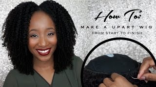 How To Make A Upart Wig From Start To Finish | Using Feshfen Kinky Curly 18" Via Aseamae