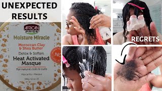 I Tried African Pride Moisture Miracle Products On Relaxed Hair (Hair Masque Review)