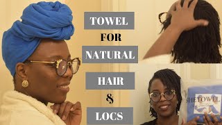 Best Towel For Natural Hair And Locs | Hair Towel Wrap | Natural Hair | Shetowel