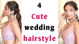 4 Cute Wedding & Party Hairstyles For Girls | Ponytail Hairstyles | Hair Style Girl