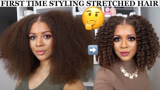 First Time Doing A Twist Out On Stretched Hair | Natural Hairstyles