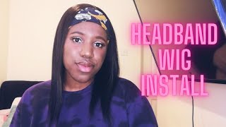 Unice Bone Straight Highlight Headband Wig Install | Beginner Friendly | Shonnytee