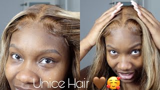 This Color  Lace Closure Wig Install In 30 Mins!! Fastest Flawless Method!! Ft Unice Hair
