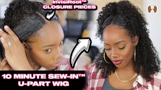  Trying The Viral "Claw Clip" Updo W/ 10 Minute Sew-In + Invisiroot Closure Piece! | Mary