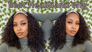Most Natural Headband Wig Under $100 || Unice Hair Amazon *Honest Review*
