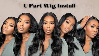 U Part Wig With Leave Out Tutorial For Beginners | Alipearl Hair