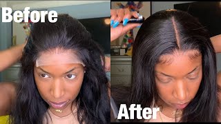 The Most Natural Hd Human Hair Straight Closure Wig Install | Affordable 5X5 Closure Wig | Zsf Wigs