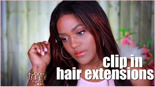 How To Blend Clip In Extensions With Natural Hair -  Best Hair Store