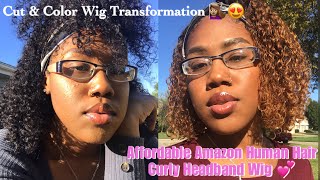 Black To Blonde Curly Headband Wig Transformation  | Ft. Beauty Forever Hair