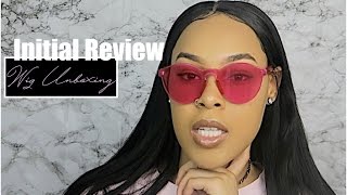 My First 360 Lace Wig Unboxing!!! Omgqueen Brazilian Silky Straight | Kandi G.