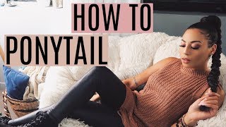 How I Slay A Braided Ponytail With Extensions