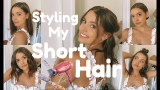 How I Style My Short Hair | Simple & Quick