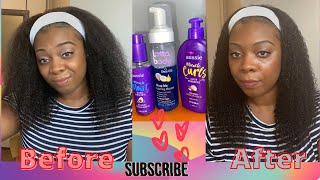 Curly Headband Wig Two Week Update/Review+Products I Used To Help Bring This Wig Back To Life!