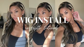 Chit Chat Grwm: Install Highlighted Balayage Lace Frontal Wig