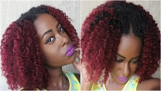How To Make And Install Clip Ins | Afro Kinky Hair