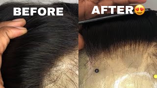 How To Pluck A Closure For Beginners.