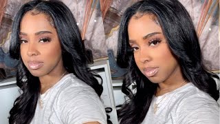 Undetectable Silky Straight V Part Wig Install | Nadula Hair |