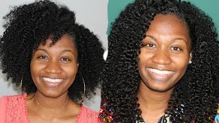 How To: Add Length To Natural Hair With Clip Ins | Eiffelcurls