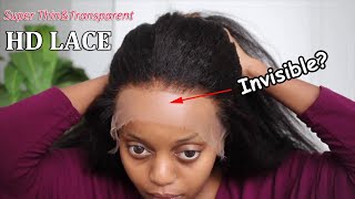It Just Looks Like The Relaxed Hair|Super Natural Blowout Kinky Hd Lace Wigs|Premier Lace Wigs