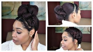 Natural Hair | 3 Quick Hair Styles For A Blow Out
