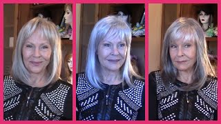 Best Grey Colors For Topper With Bangs And Wig With Bangs (Official Godiva'S Secret Wigs Video)