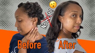 Curls With No Heat!?Gain Length W/ No Damage Hair Styling For Relaxed Hair