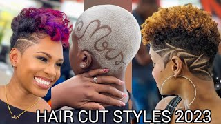 Pixie Low Cut Hairstyles Compilation For Black Women 2023 | Top Short Hairstyles For Women