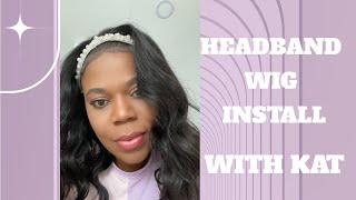 Headband Wig Install--How To Hide The Headband Flawlessly. #Wig
